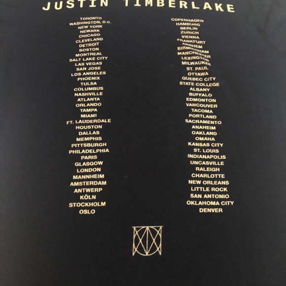 Justin Timberlake Man of the woods tour tee shirt - Picture 7 of 7